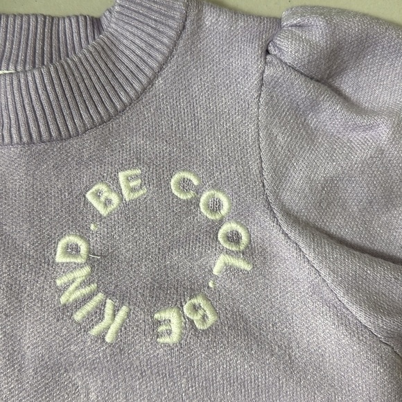 Grayson mini girls purple knit matching shorts set size 4t - Picture 4 of 7